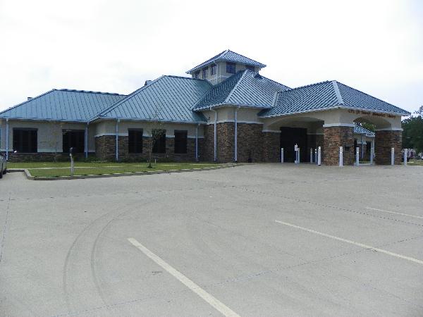 Front of Cpl. J.R. Searcy Memorial Branch Library